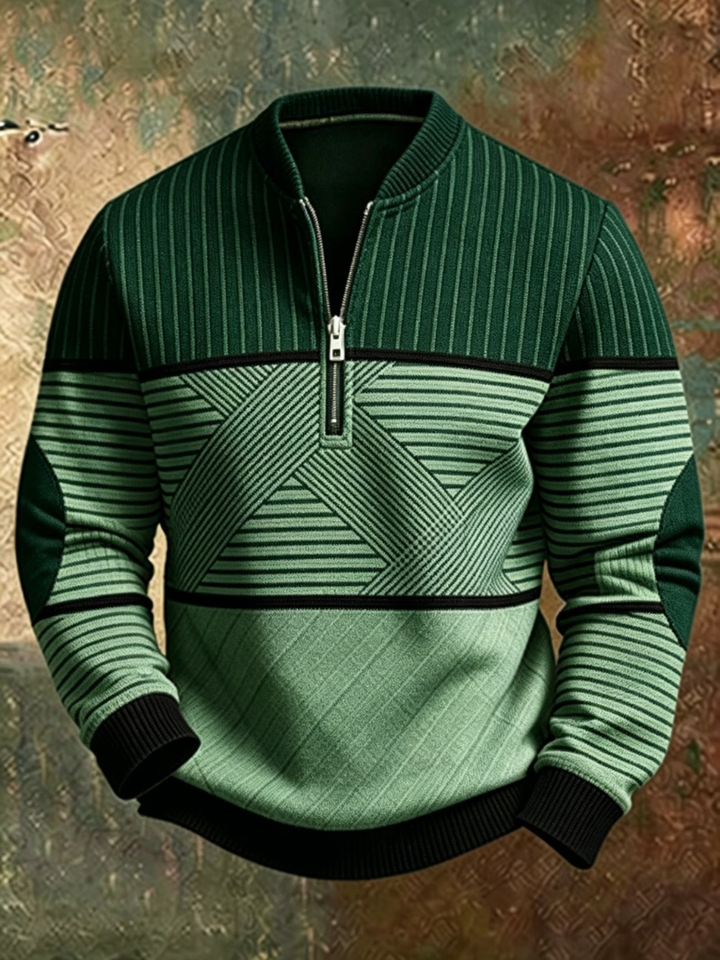 Pull demi-zip pour homme