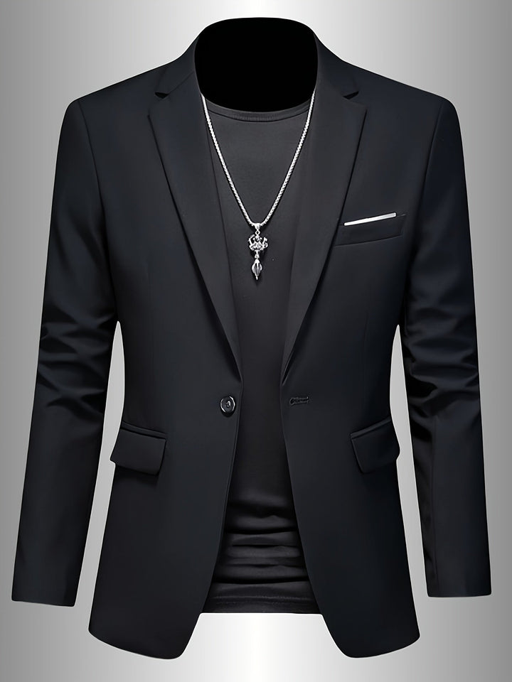 SKINNY LAPEL BLAZER FOR MEN