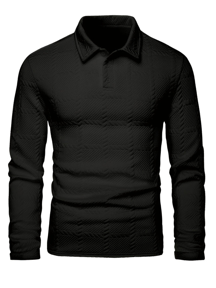 JACQUARD POLO SHIRT FOR MEN