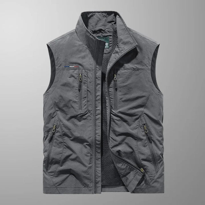 MULTI POCKET UTILITY VEST FOR MEN