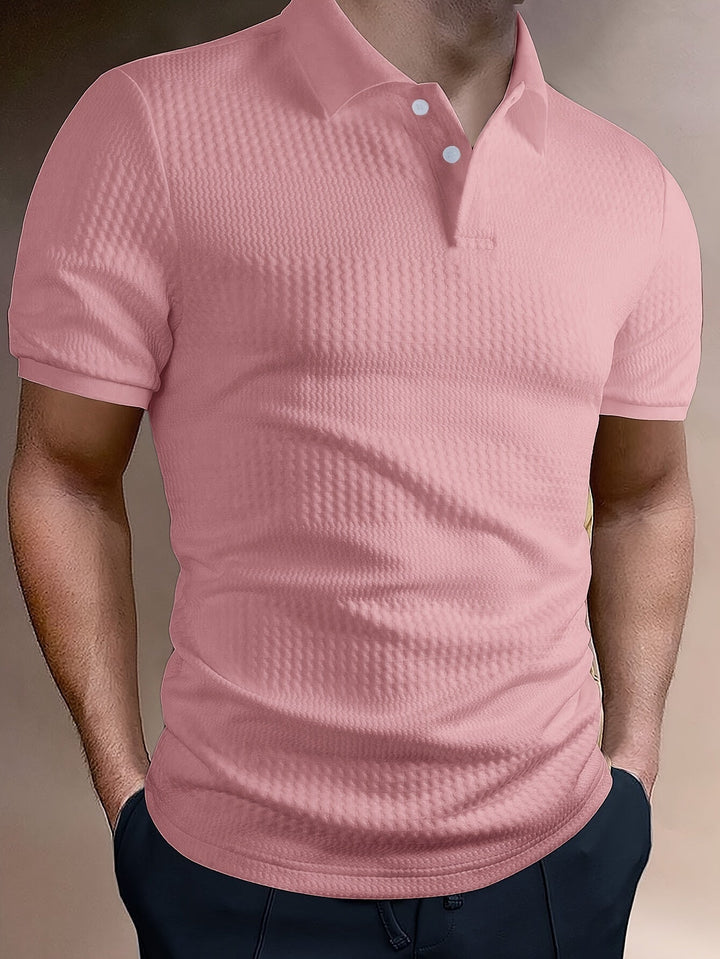 STRETCH KNIT POLO FOR MEN
