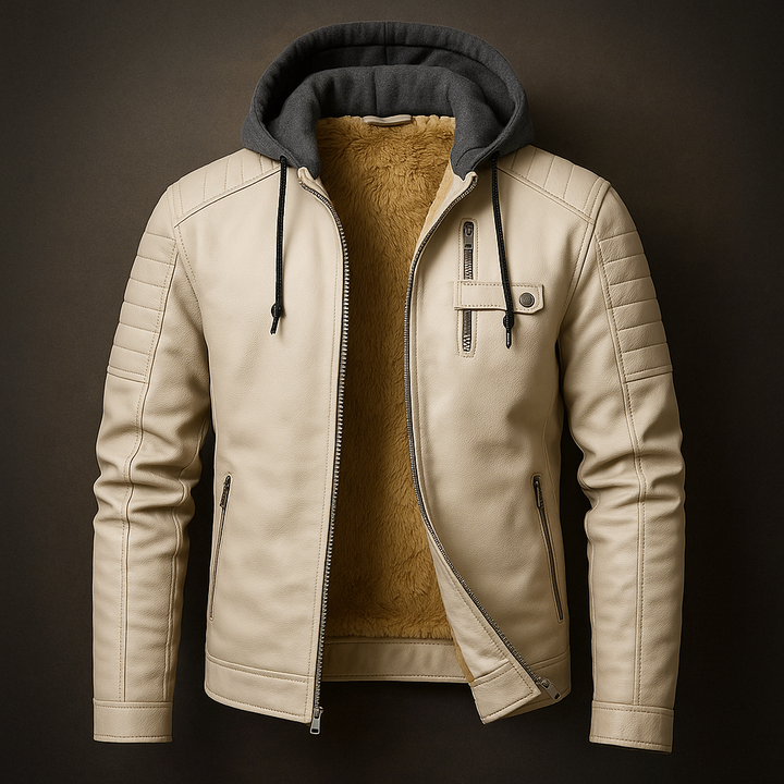 ELEGANT AND REFINED HOODED JACKET FOR MEN