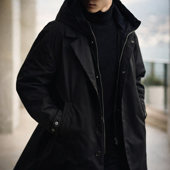 LONG OVERCOAT FOR MEN
