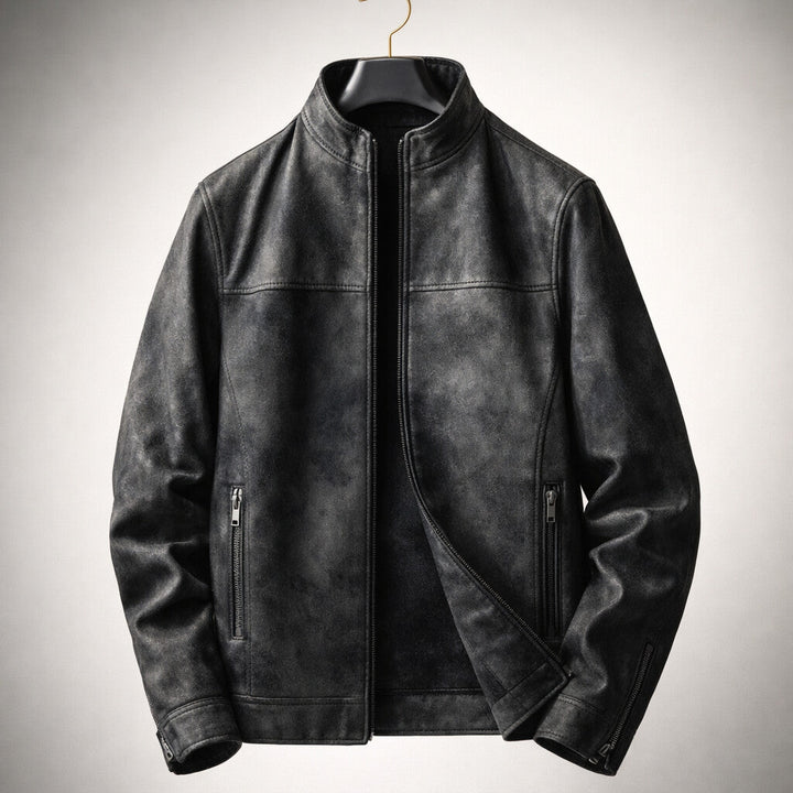 SLIM FIT MOTORCYCLE JACKET FOR MEN