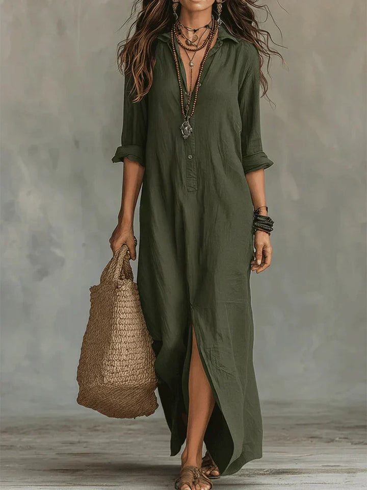 BEAUMONT NICE | ROBE MAXI CHIC FLUIDE POUR FEMMES