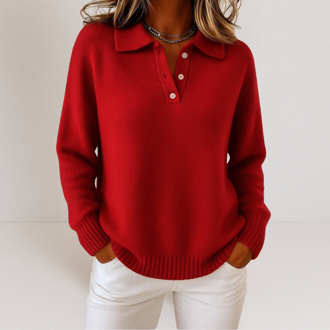 BEAUMONT NICE | PULL EN MAILLE À COL POUR FEMME