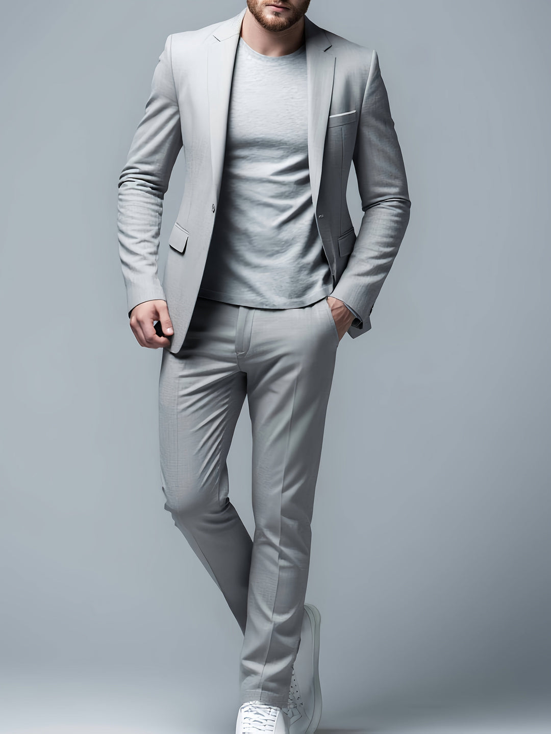 SKINNY SUIT SET FOR MEN