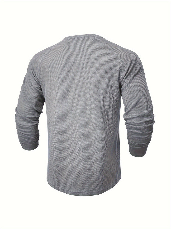 CREW NECK KNIT SHIRT FOR MEN