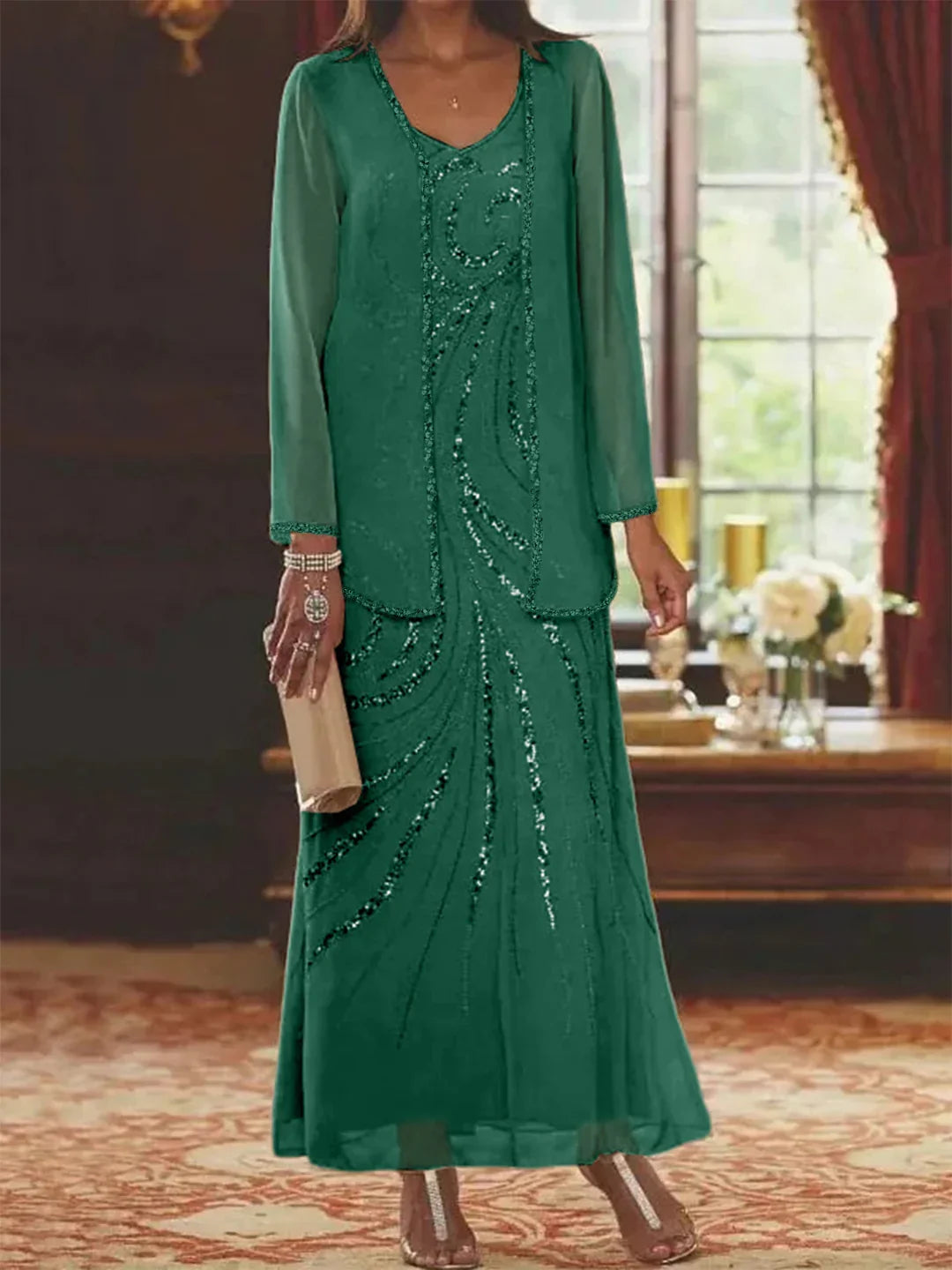 BEAUMONT NICE | ENSEMBLE ROBE EN MOUSSELINE POUR FEMME