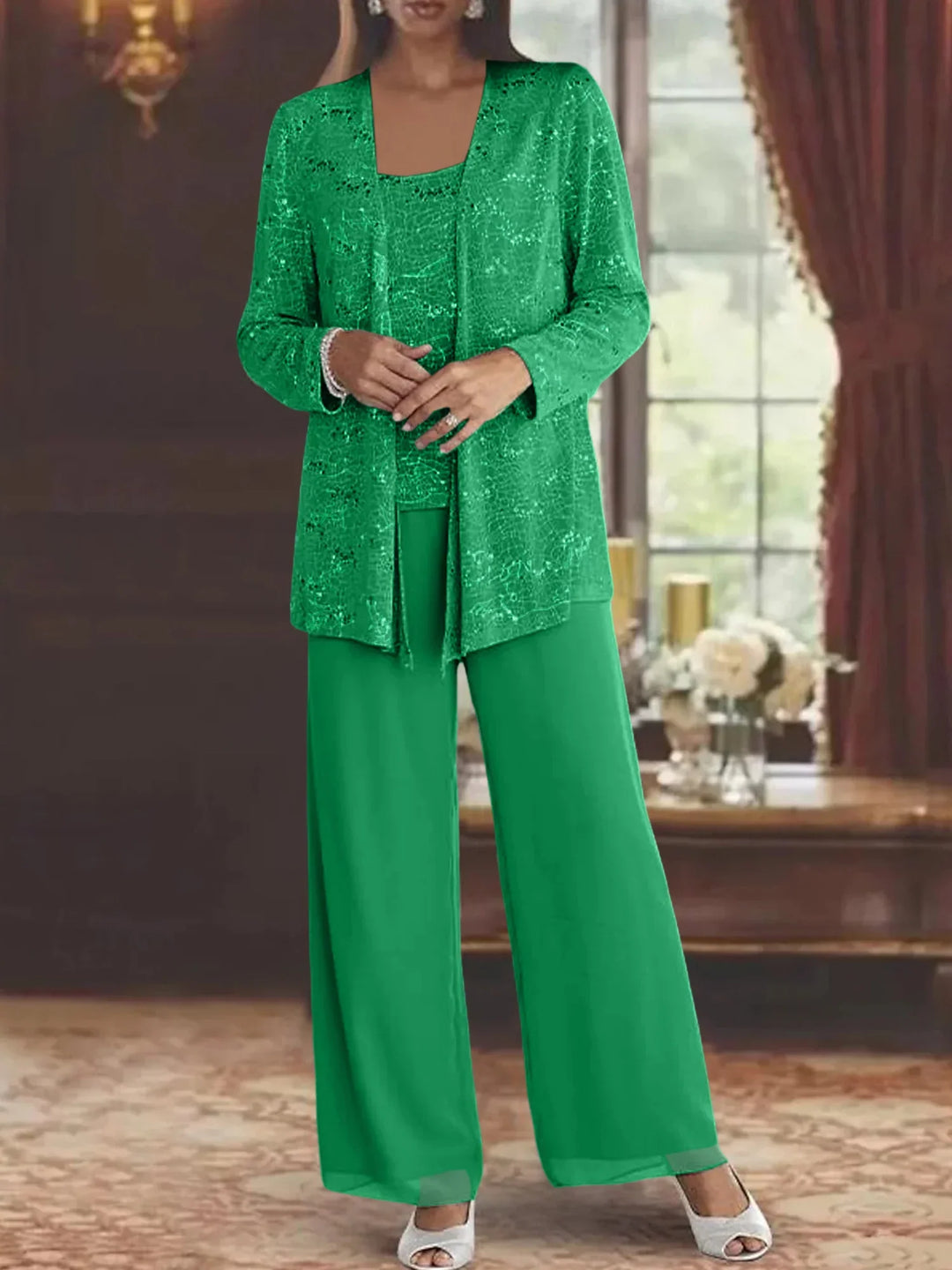 BEAUMONT NICE | ENSEMBLE PANTALON EN MOUSSELINE POUR FEMME