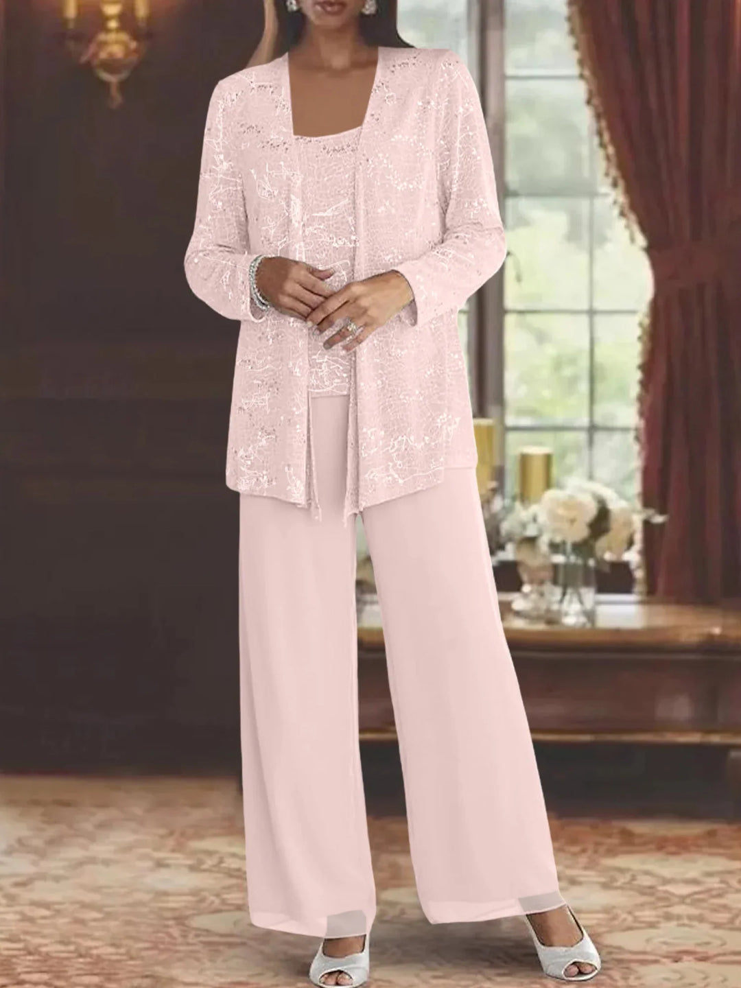 BEAUMONT NICE | ENSEMBLE PANTALON EN MOUSSELINE POUR FEMME