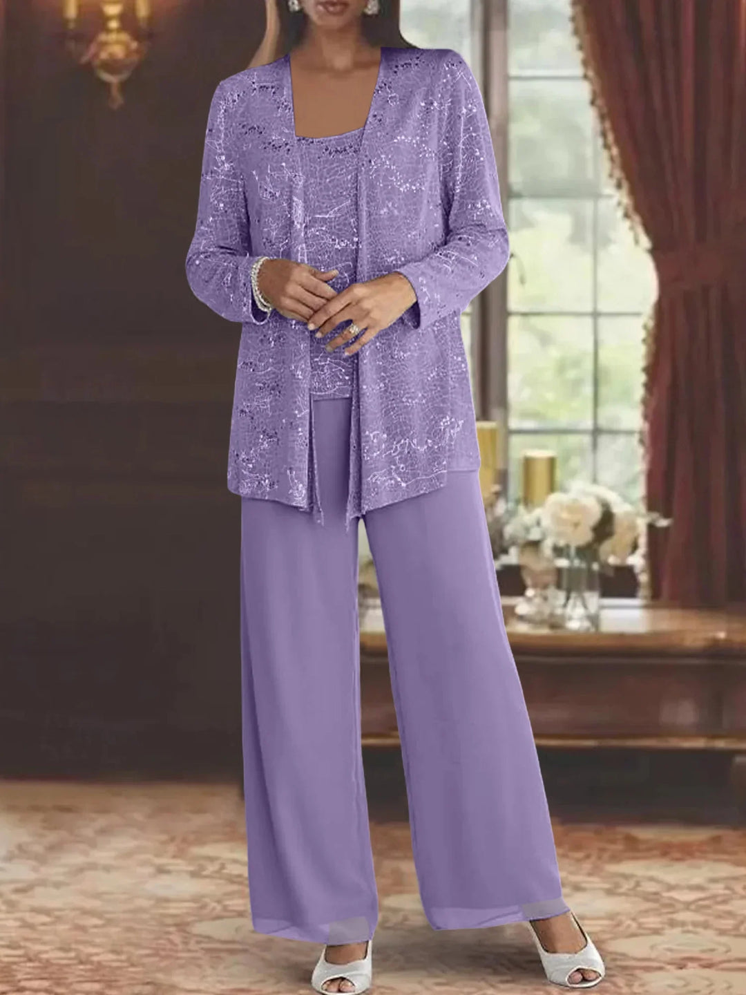 BEAUMONT NICE | ENSEMBLE PANTALON EN MOUSSELINE POUR FEMME