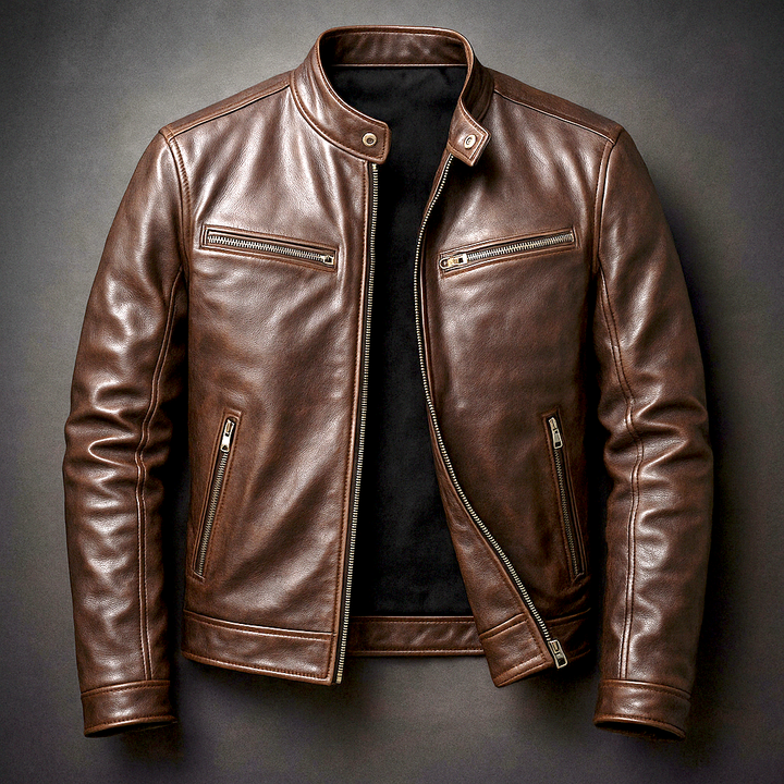 CLASSIC BIKER JACKET FOR MEN