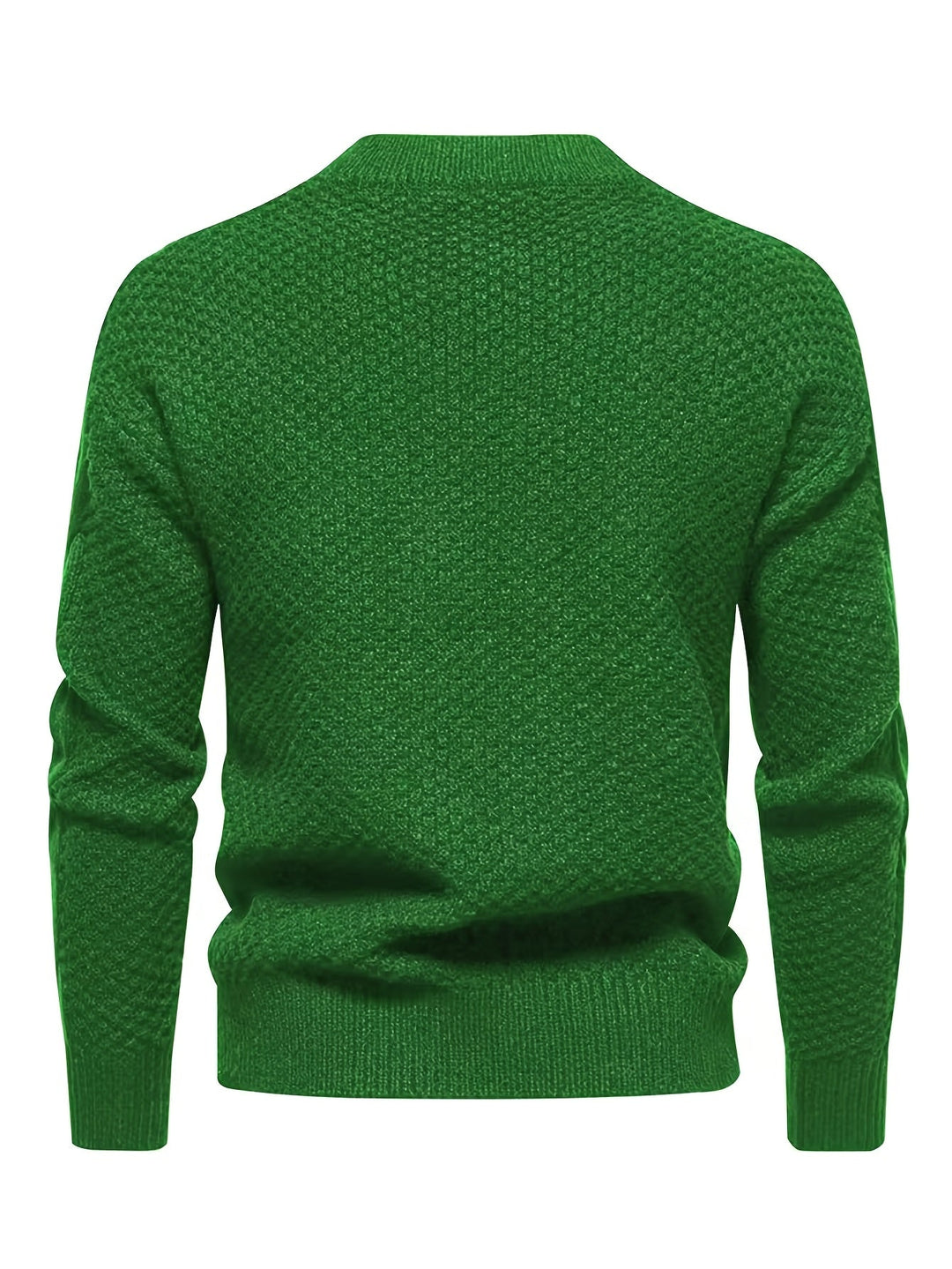 CABLE KNIT CREW NECK SWEATER FOR MEN