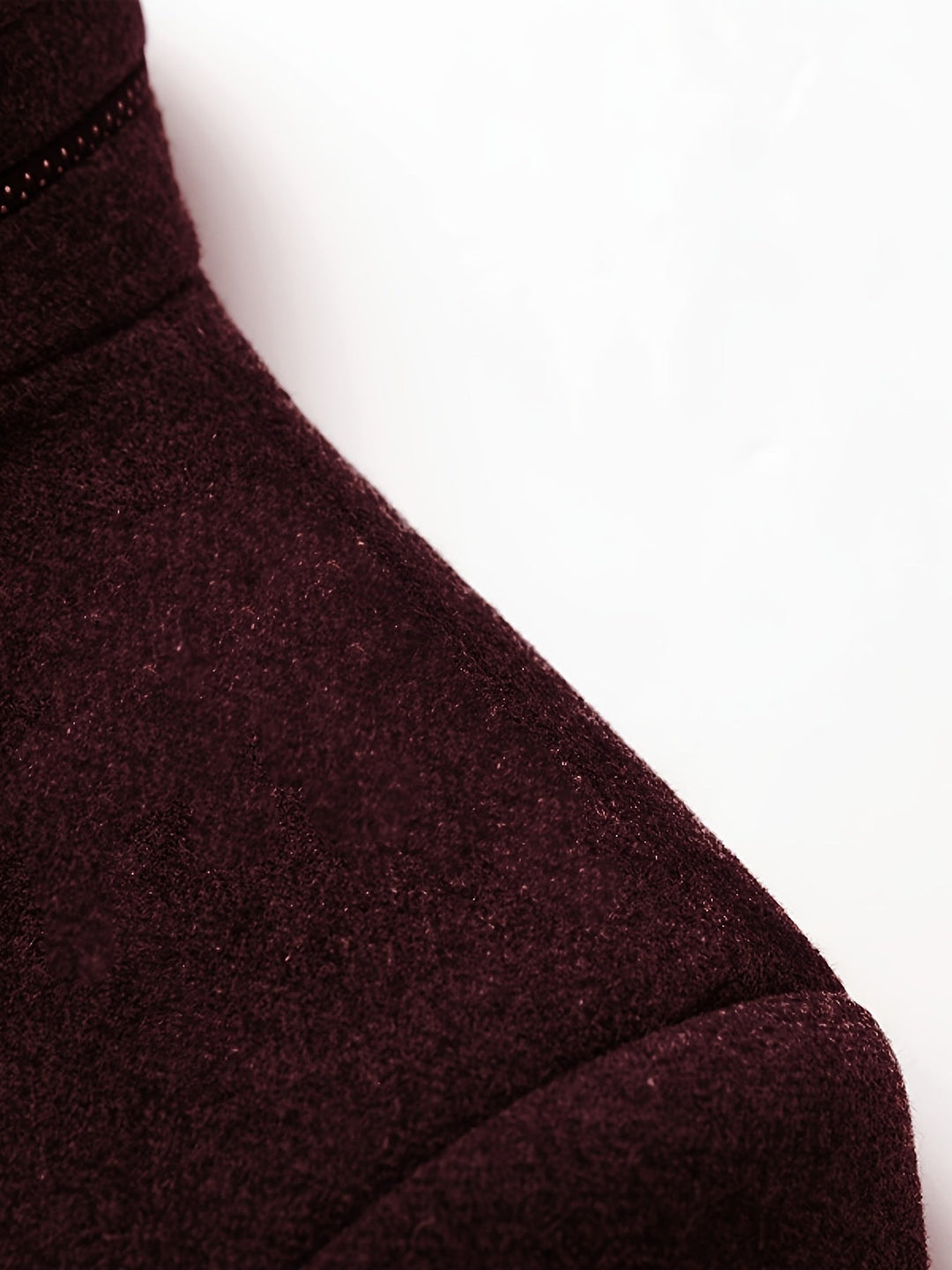 STAND COLLAR TWEED JACKET FOR MEN