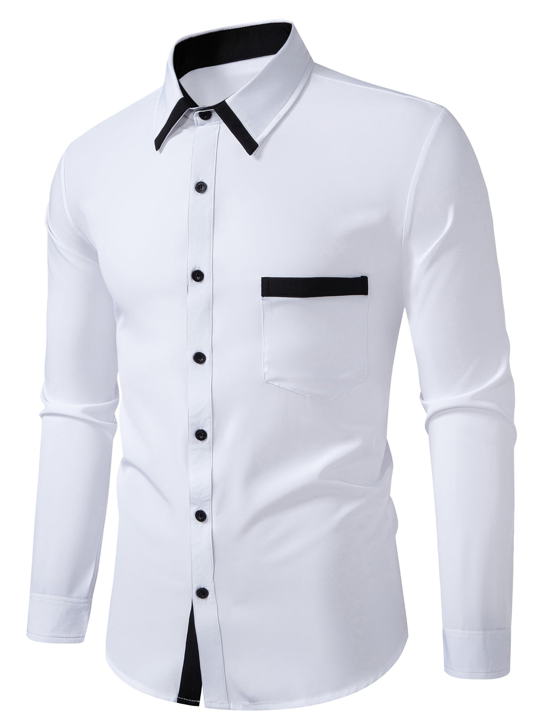 CONTRAST PANEL SHIRT FOR MEN