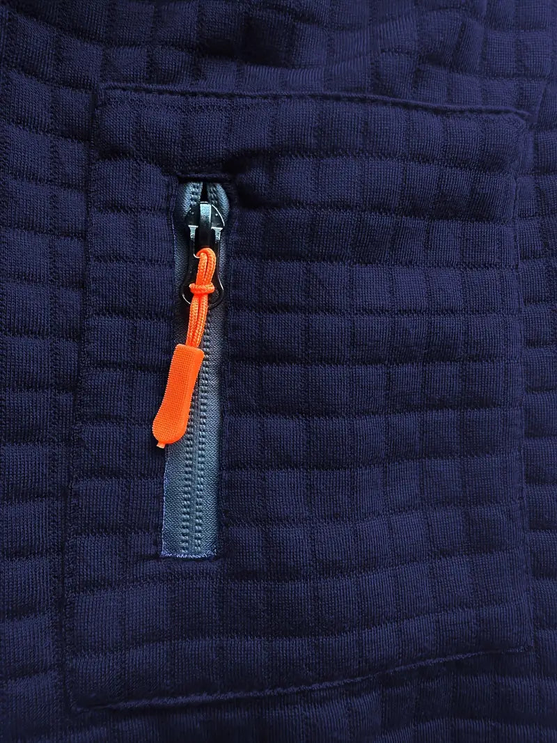 WAFFLE TEXTURE POLO FOR MEN