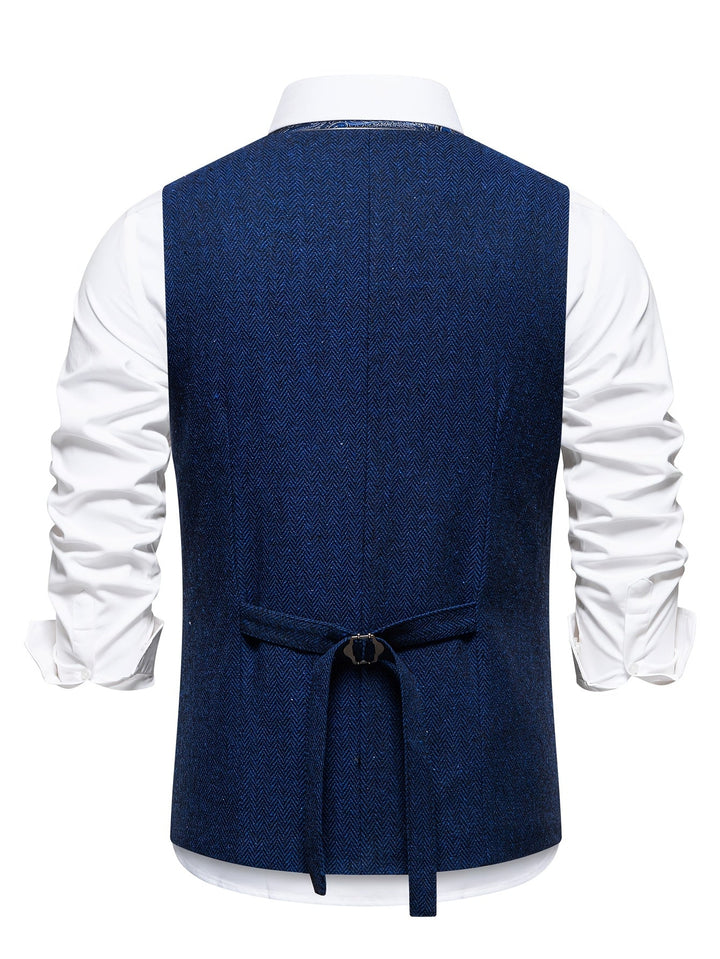 VINTAGE BUTTON VEST FOR MEN