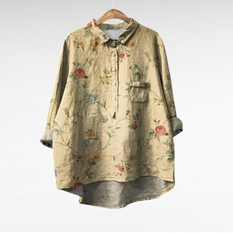 BEAUMONT NICE | BLOUSE FLEURS COLORÉES POUR FEMMES