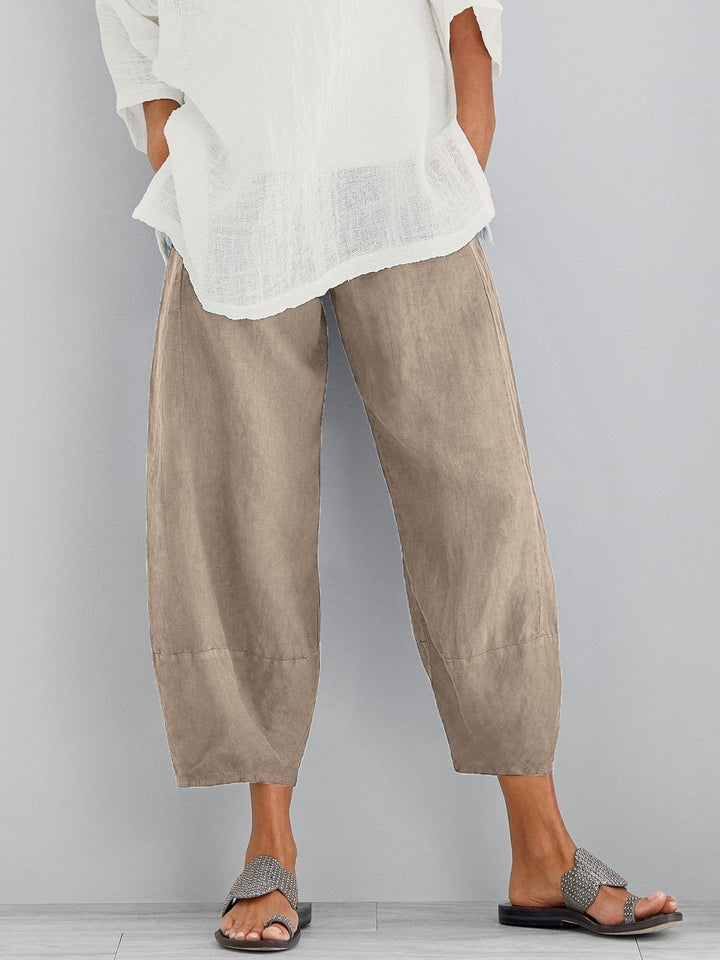 BEAUMONT NICE | PANTALONS CROP EN COTON POUR FEMMES