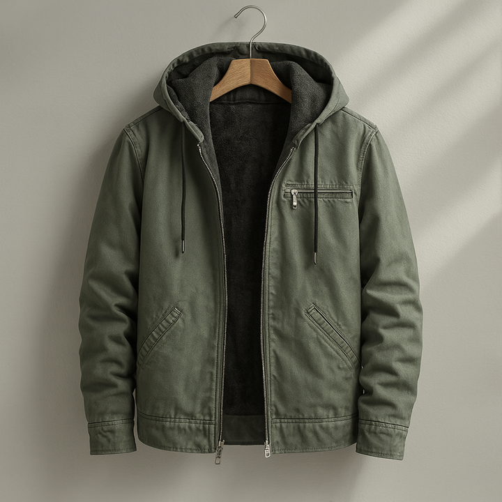 FLEECE-LINED JACKET FOR MEN