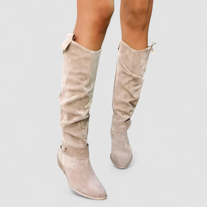 Charlie | Bottes hautes à petit talon