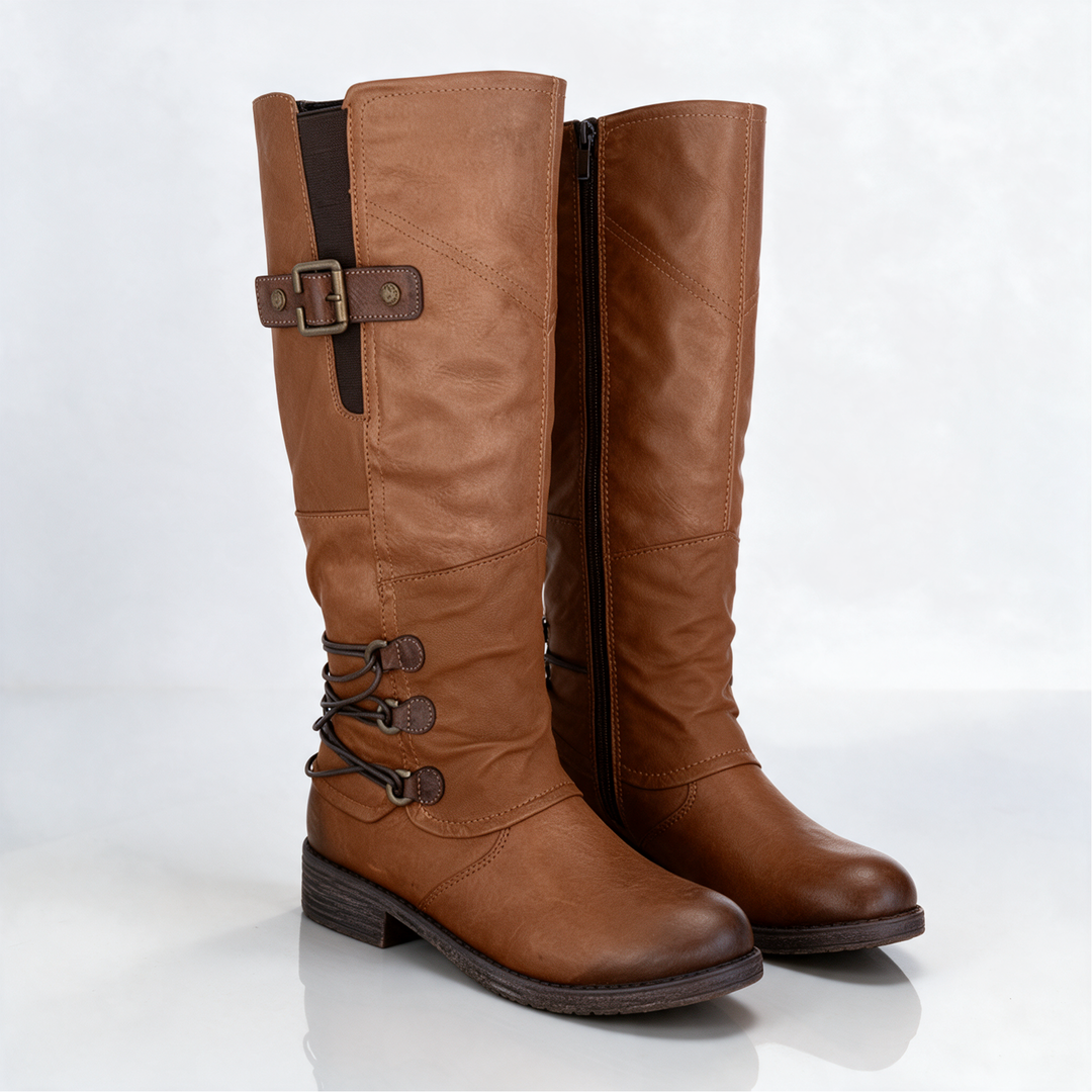 Maristel | Bottes cavalières orthopédiques à cordons