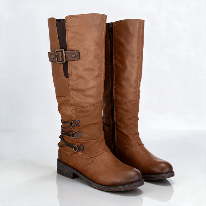Maristel | Bottes cavalières orthopédiques à cordons