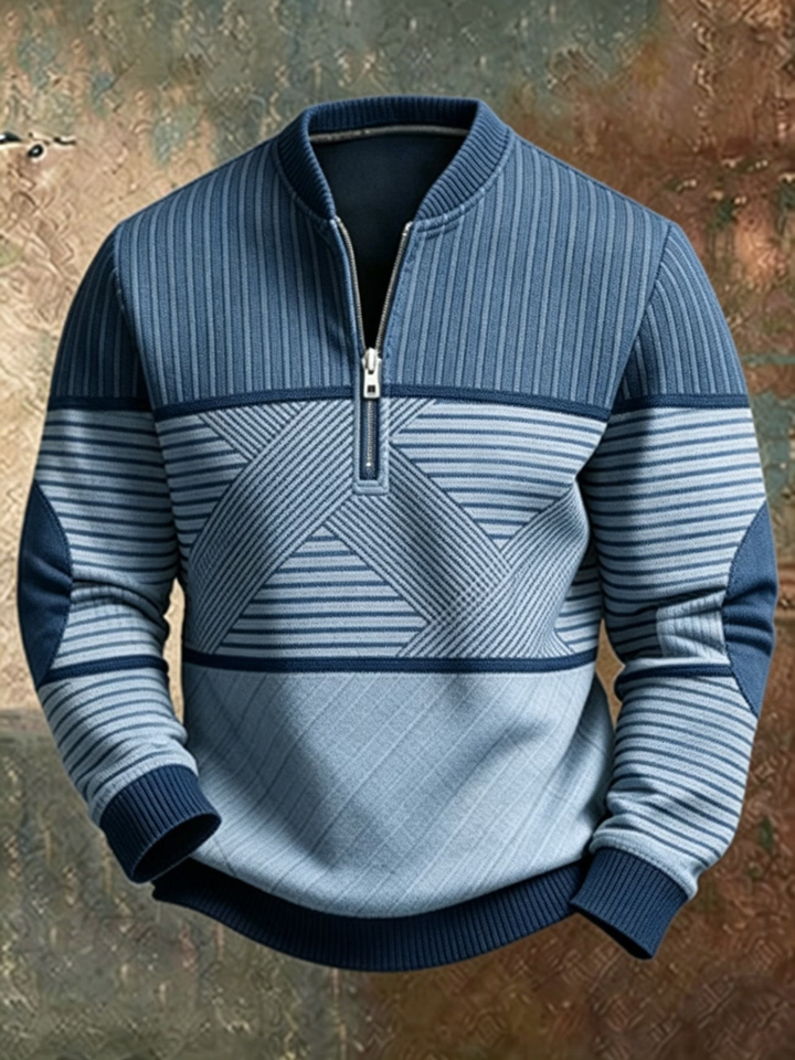 Pull demi-zip pour homme