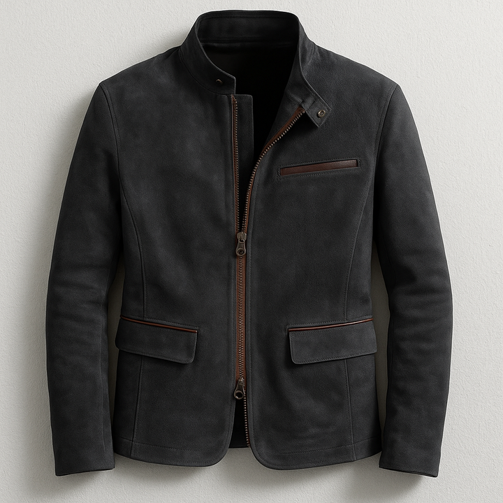 SUEDE FIELD JACKET FOR MEN