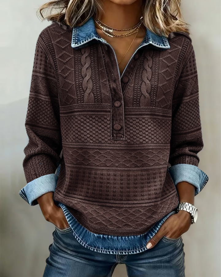 BEAUMONT NICE | CHEMISE EFFET DENIM POUR FEMME