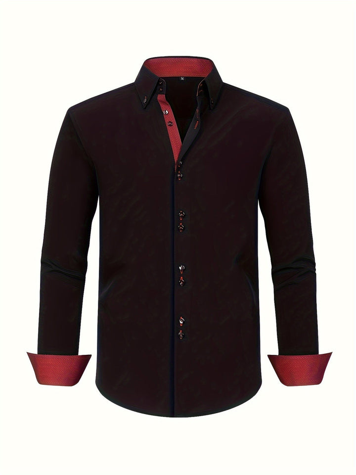 COLOR BLOCK SHIRT FOR MEN