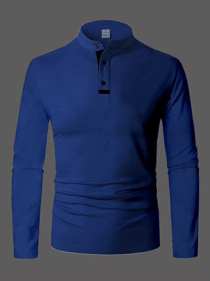 BUTTON-UP POLO SHIRT FOR MEN