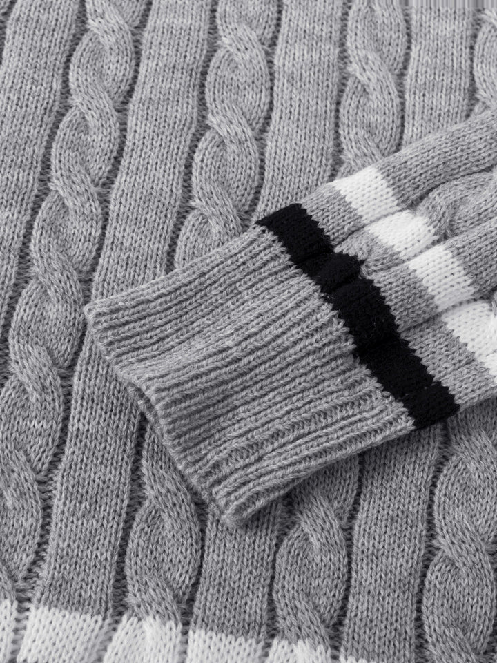 PREPPY V-NECK SWEATER FOR MEN