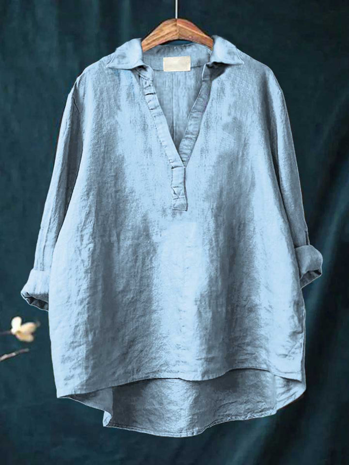 BEAUMONT NICE | BLOUSE COL V POUR FEMMES