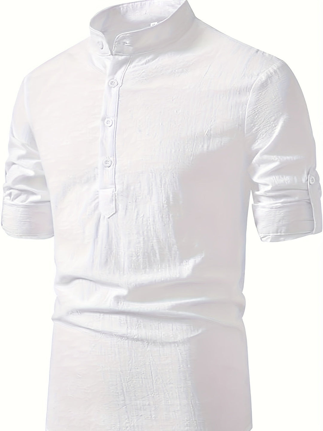 STAND COLLAR SHIRT FOR MEN