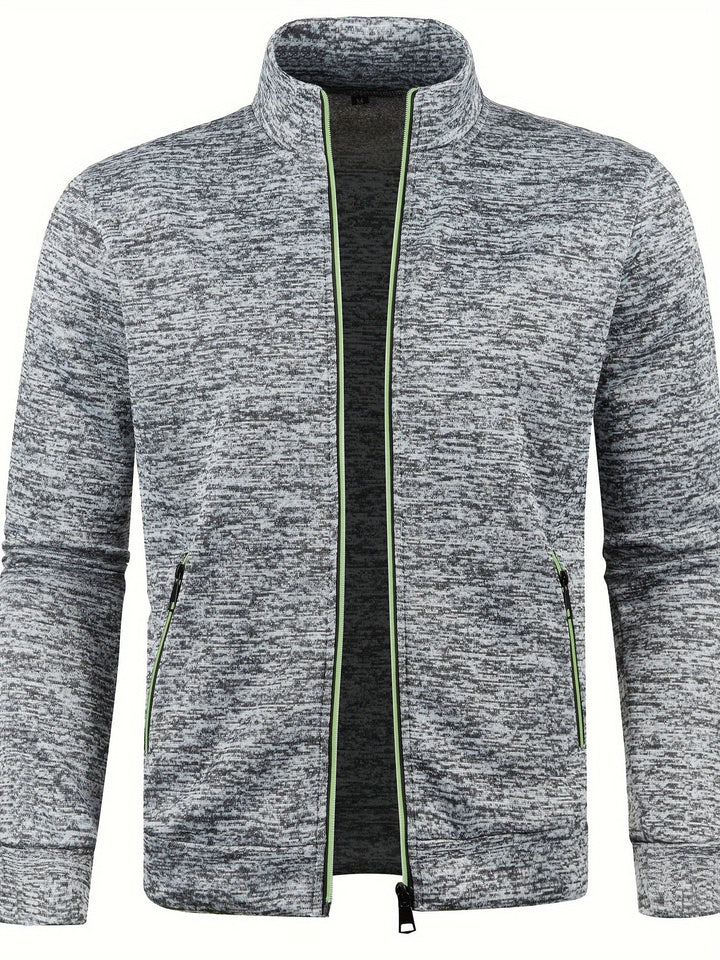 HIGH-NECK ZIP JACKET FOR MEN