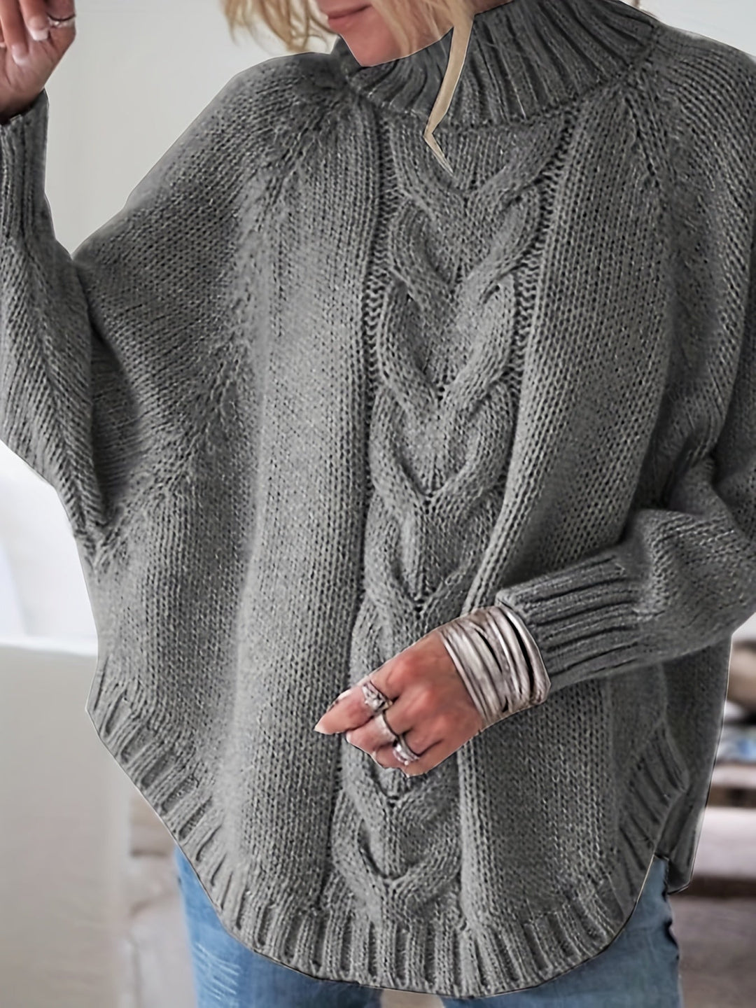 BEAUMONT NICE | PULL CÔTELÉ À OURLET ÉVASÉ POUR FEMMES