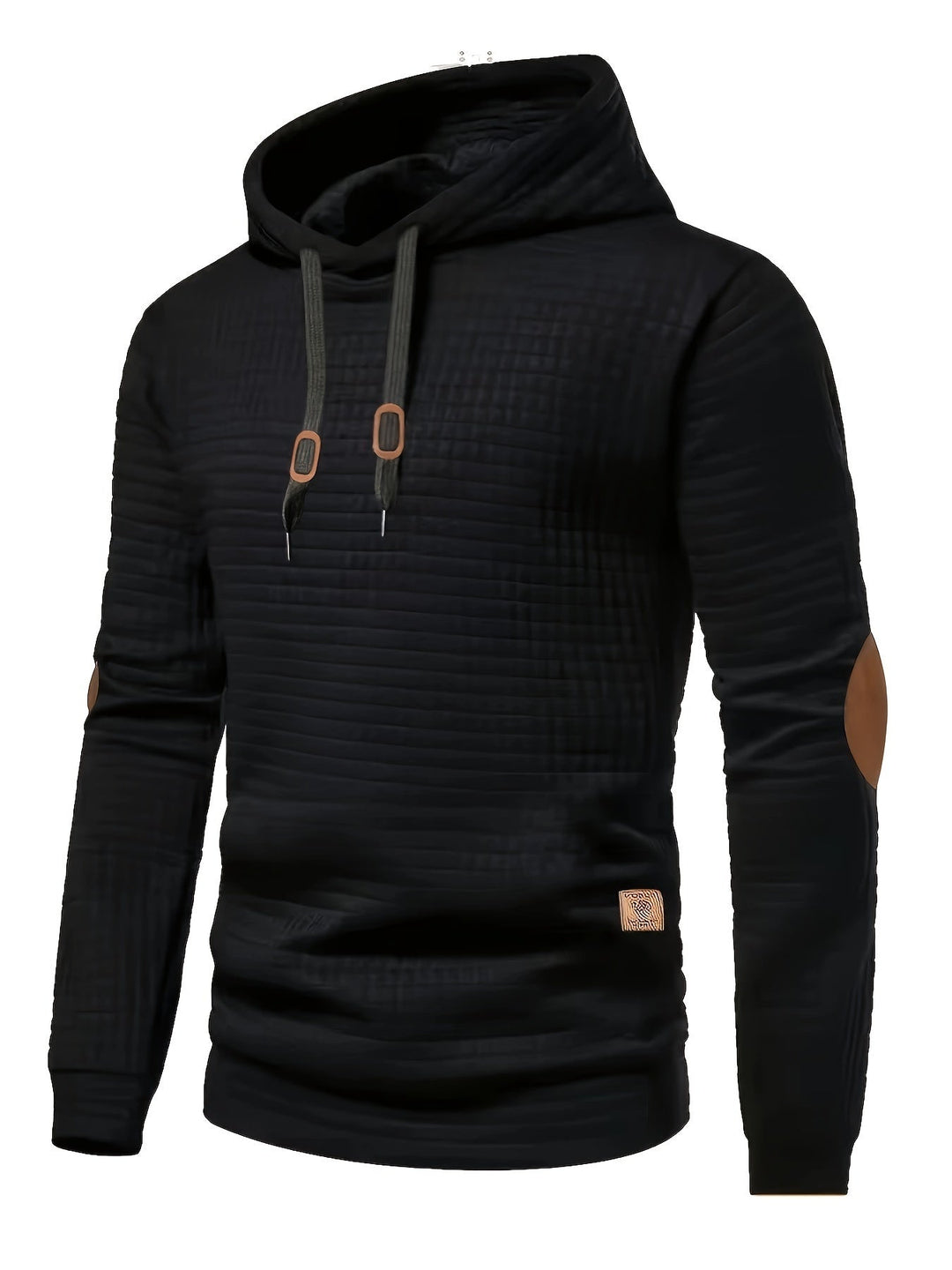 CHECKERED HOODED SWEATSHIRT FOR MEN
