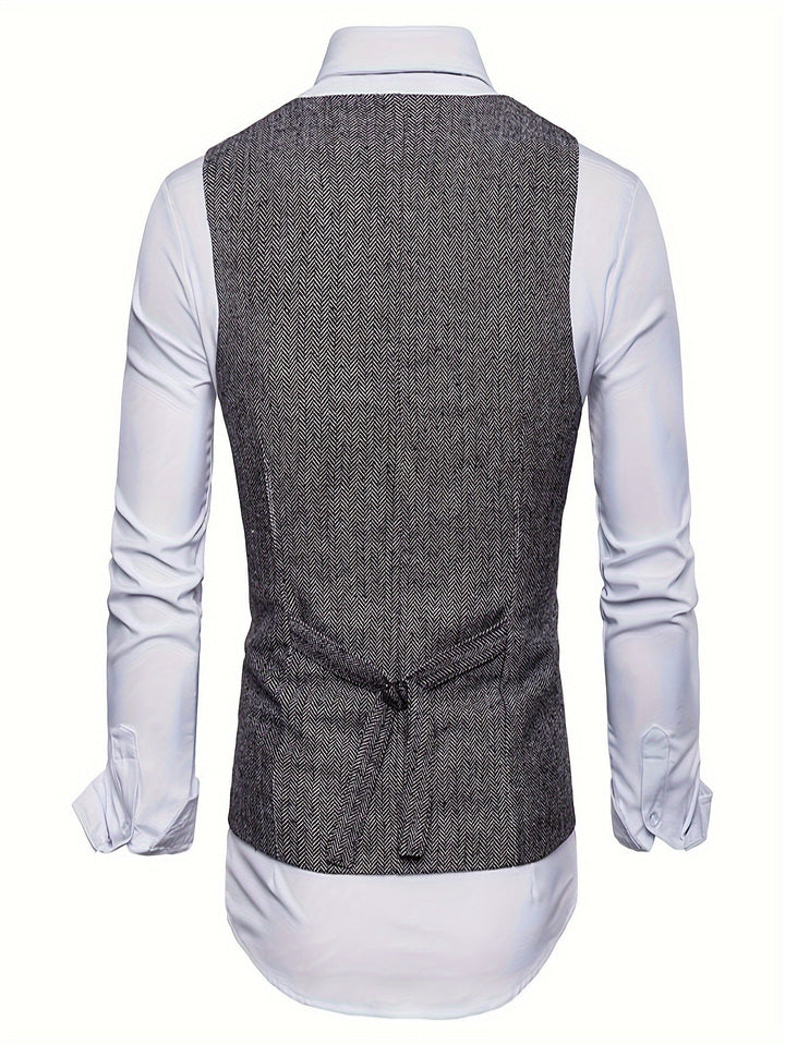 V-NECK WAISTCOAT FOR MEN
