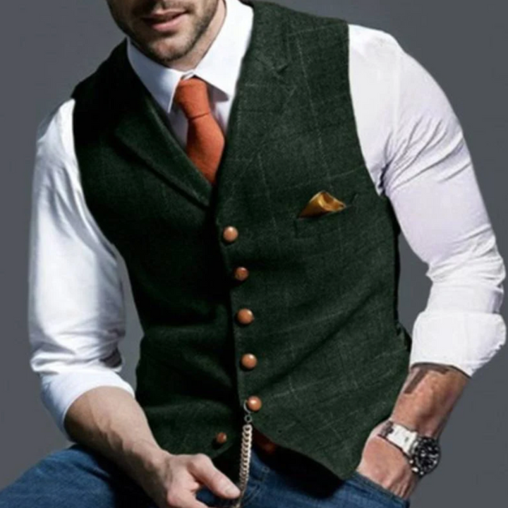 SLIM FIT VEST FOR MEN
