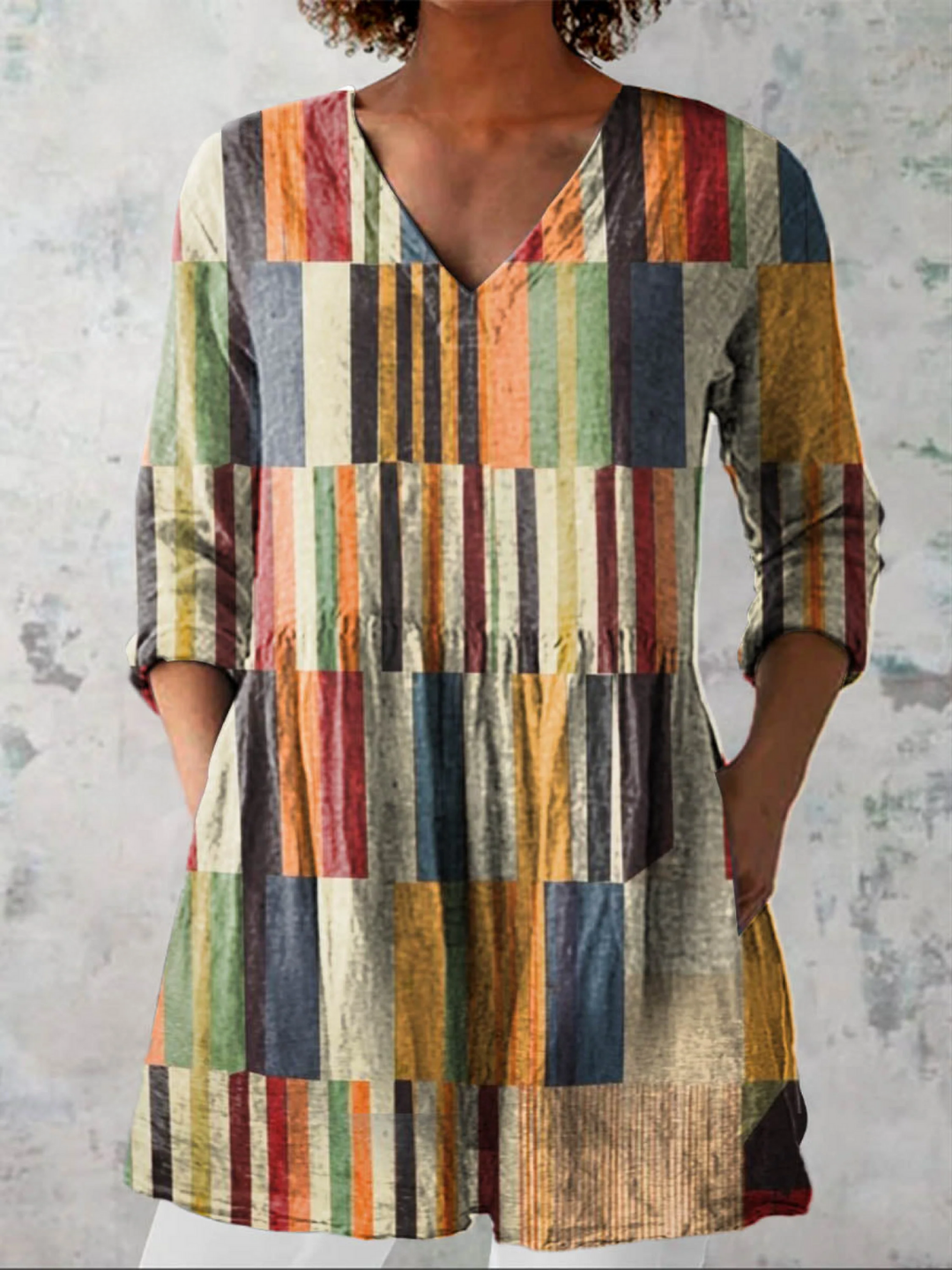 BEAUMONT NICE | BLOUSE LONGUE IMPRIMÉE POUR FEMMES