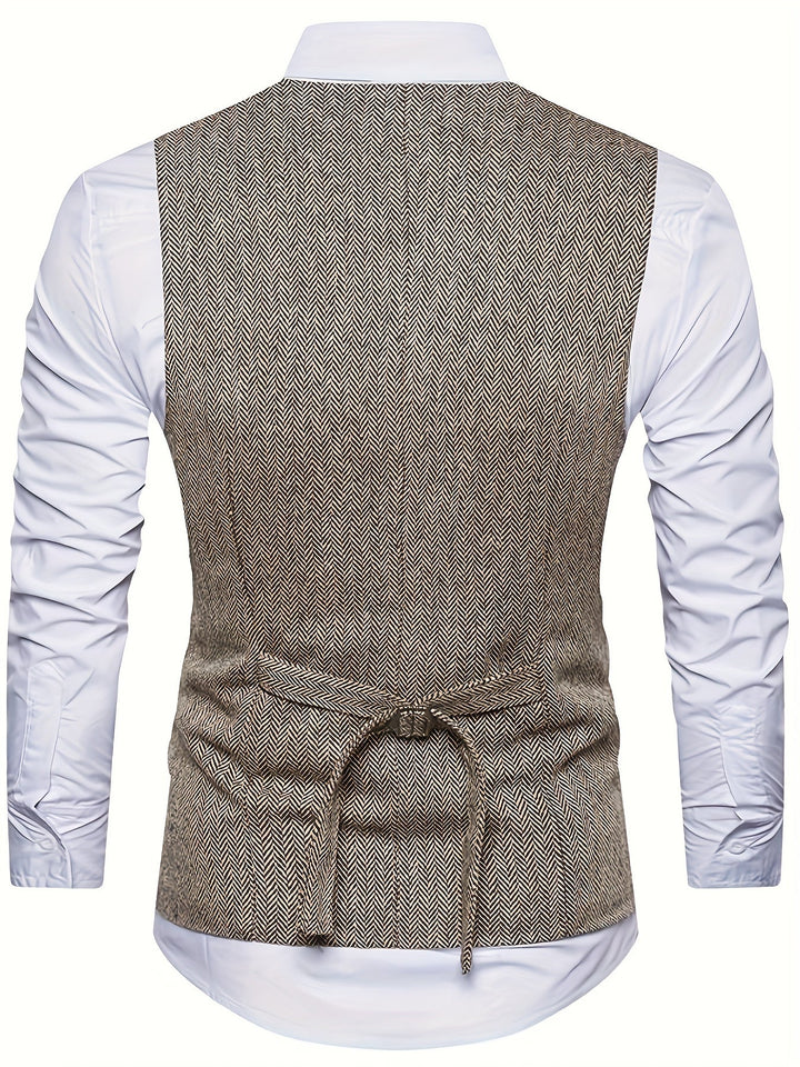 V-NECK WAISTCOAT FOR MEN