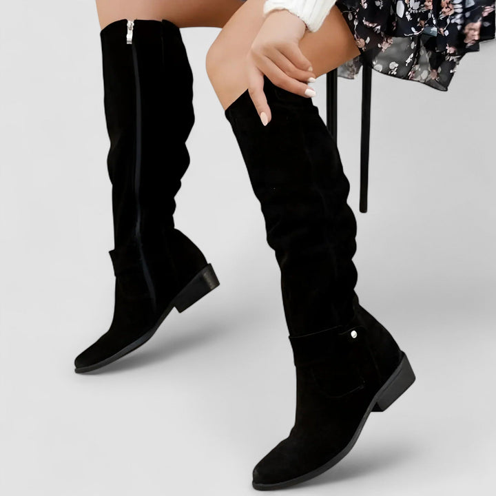 Charlie | Bottes hautes à petit talon