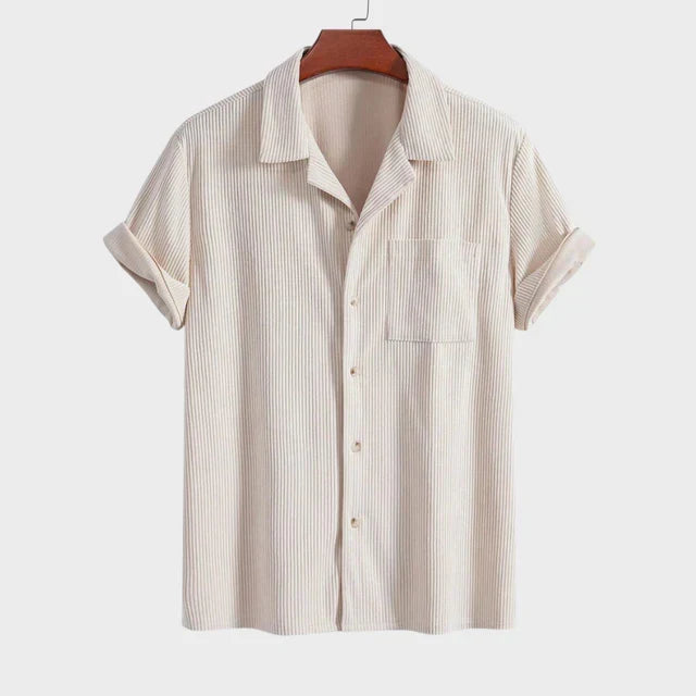 SHORT SLEEVE CUBAN SHIRT FOR MEN