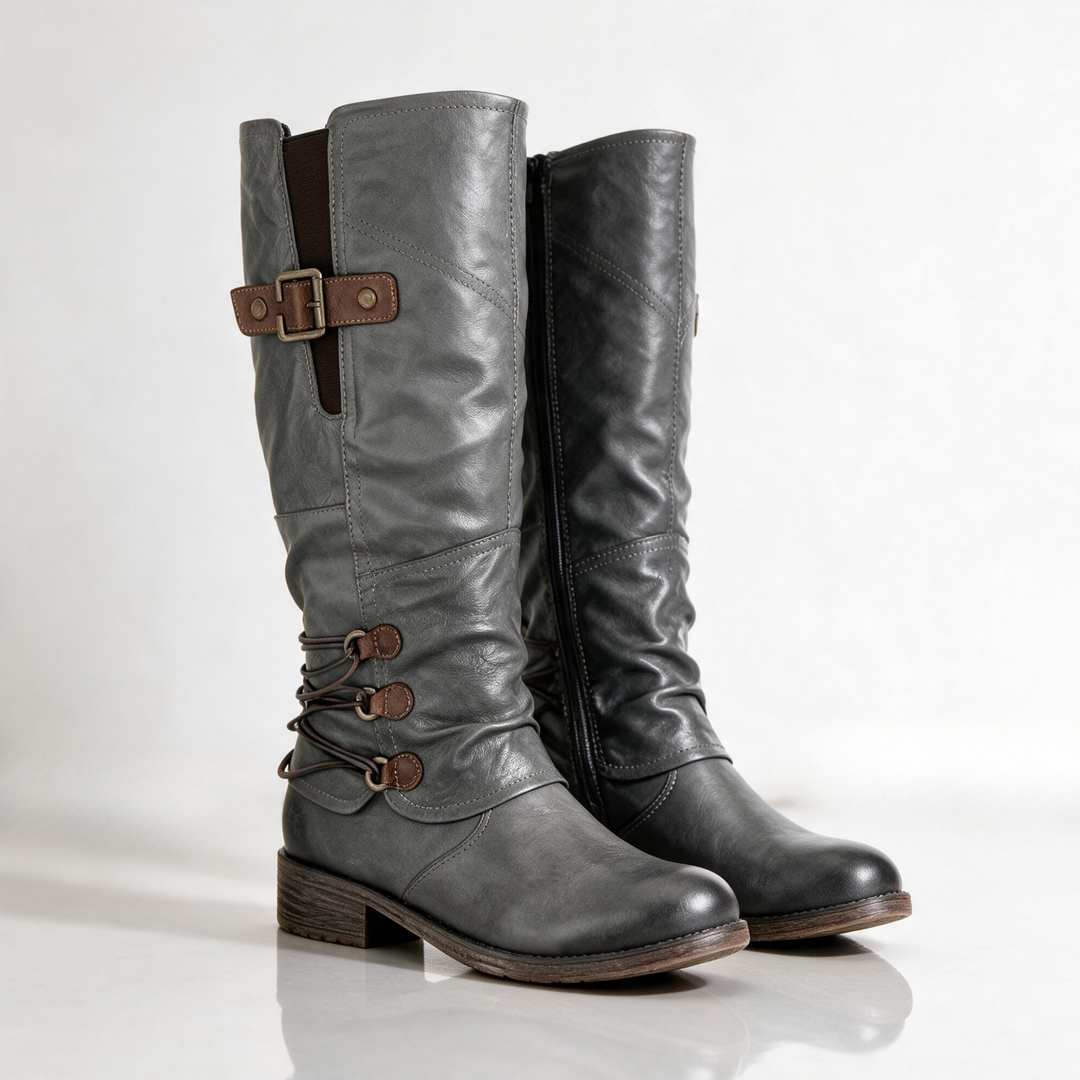 Maristel | Bottes cavalières orthopédiques à cordons