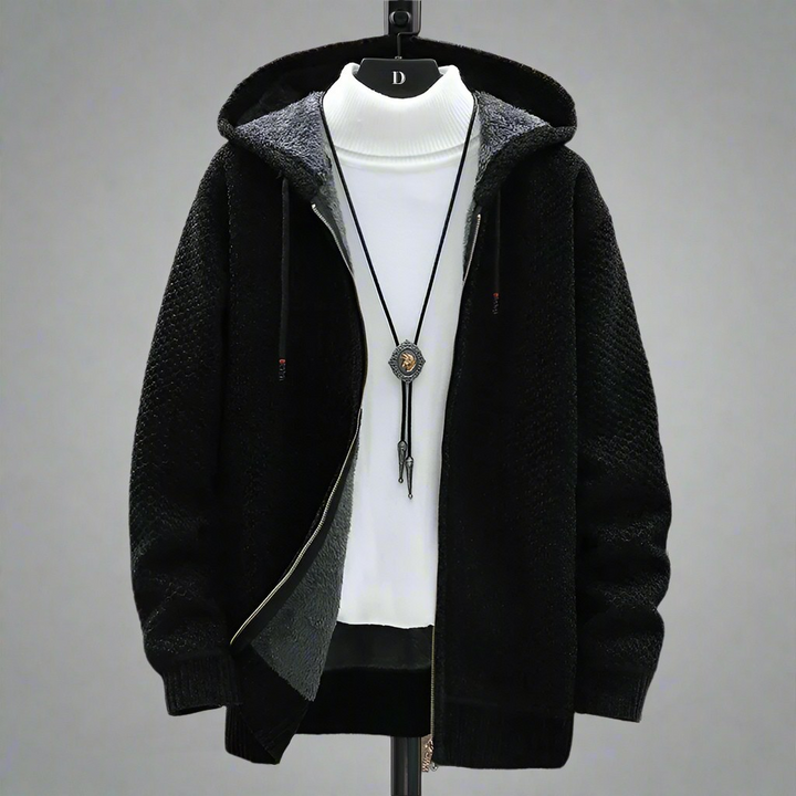 KNITTED HOODIE FOR MEN