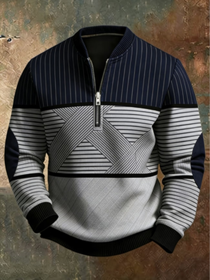 Pull demi-zip pour homme