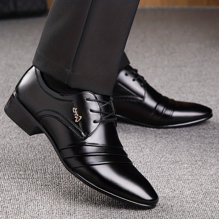 BUSINESS PU LACE SHOES FOR MEN