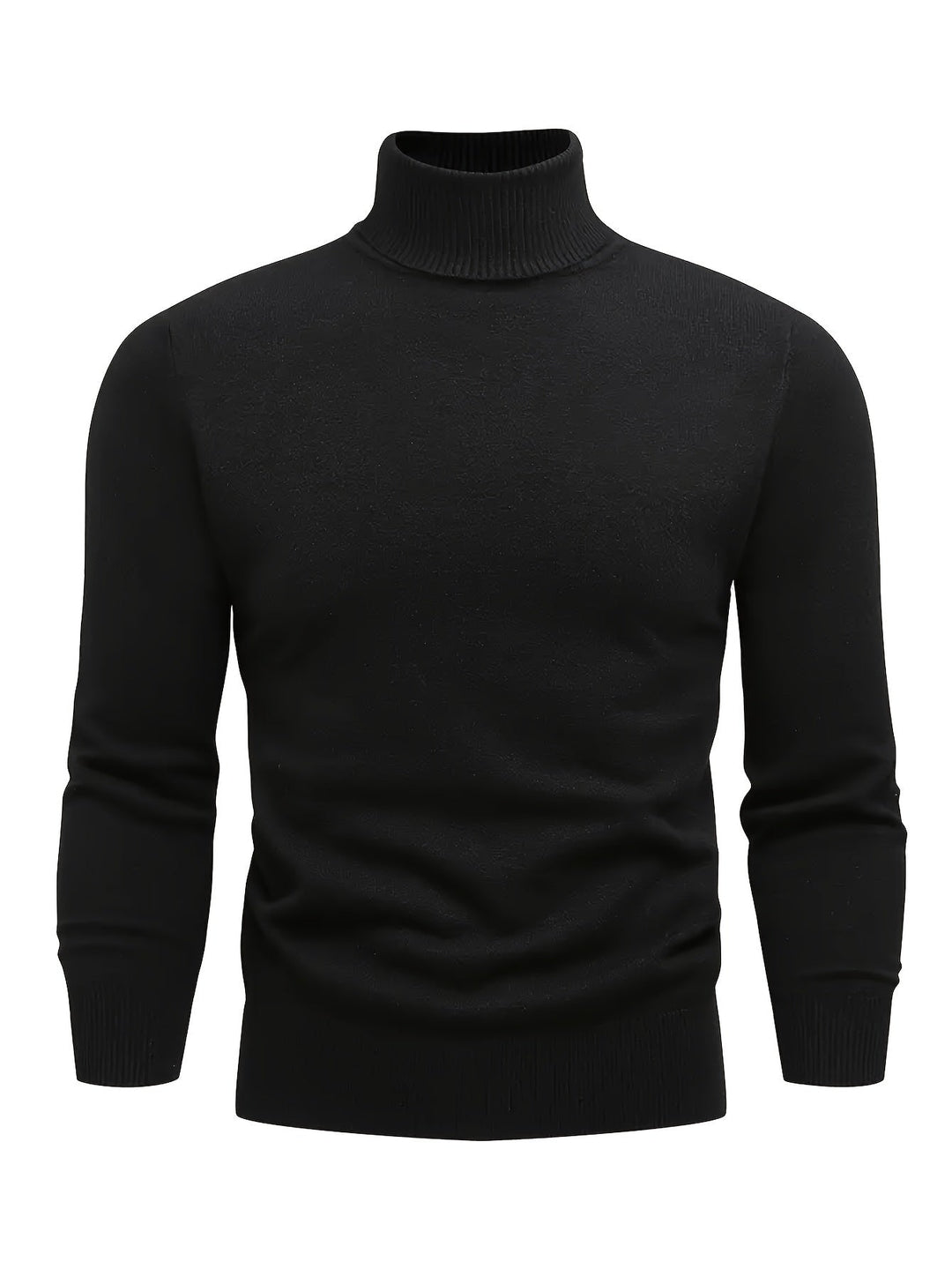 HIGH NECK KNIT SWEATER FOR MEN
